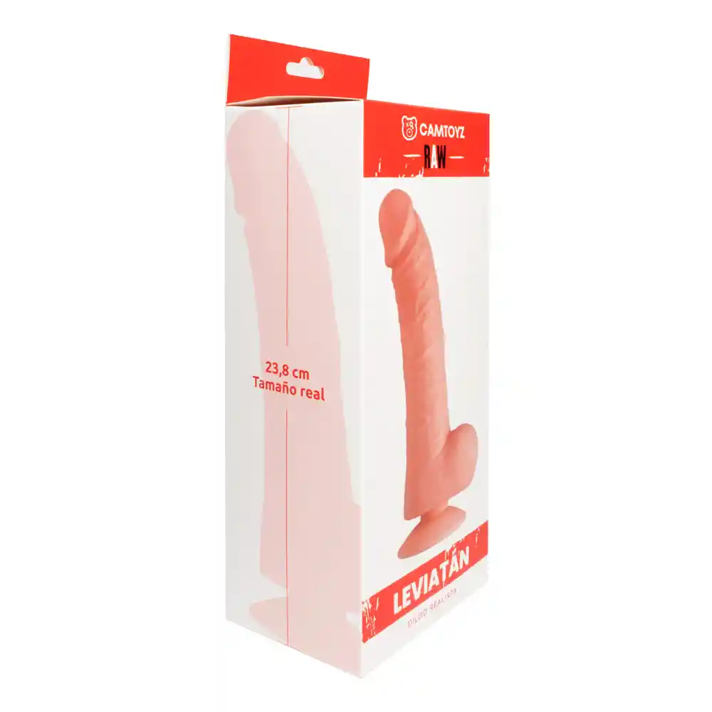 Dildo Realista Leviatán Café 23.8 Cm Camtoyz