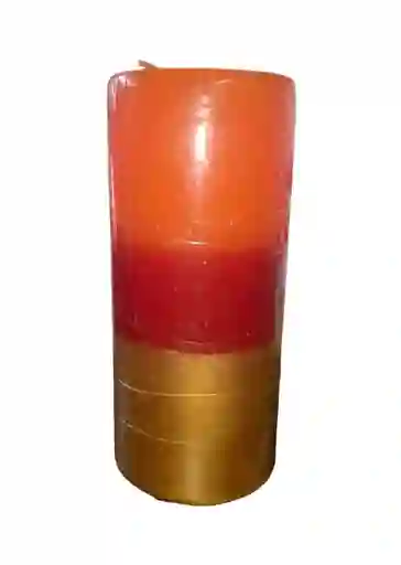 Velón Del Dominio Mediano (dorado, Rojo Y Naranja)