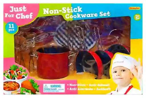 Juego Set De Cocina Chef En Casa 11 Piezas Niños Niñas