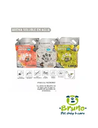 Arena Calabaza Aroma Durazno Pets Para Gatos Soluble En Agua