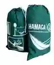 Hamaca Viajera 2.4x1.5mts Verde Militar Camping