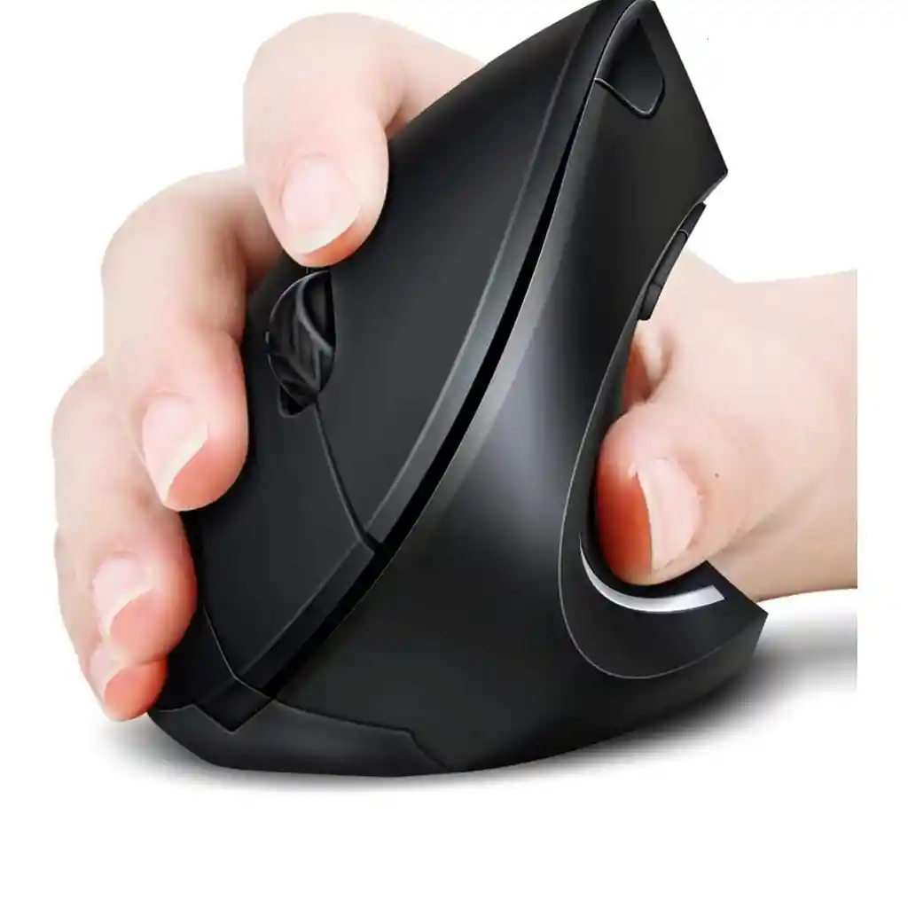 Mouse Inalambrico Ergonomico Diseño Vertical Recargable