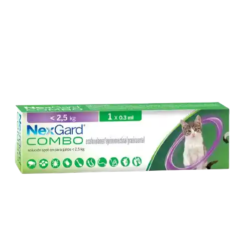 Nexgard Combo Pipeta Para Gato De 0 A 2.5kg