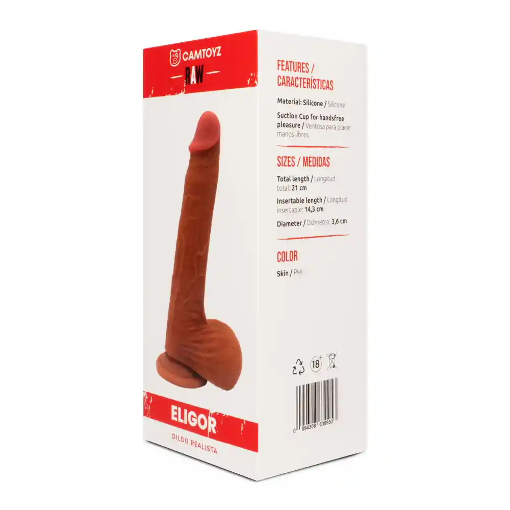 Dildo Realista Eligor 21 Cm Camtoyz