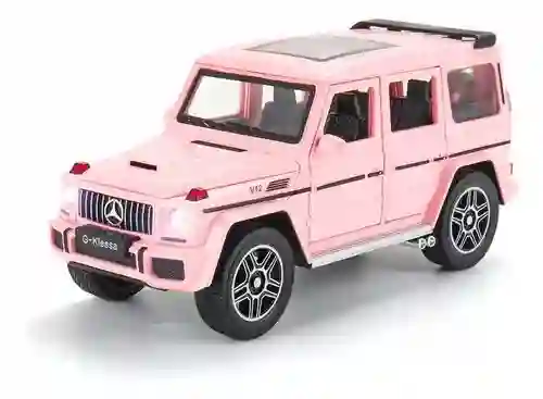 Carro Coleccionable Mercedes Benz Clase G63 Rosa Modelo Coche Juguete Fiesta Regalos, Colección