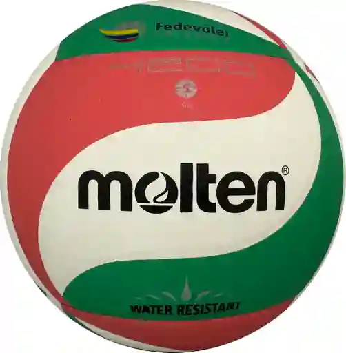 Balón De Voleibol Molten Laminado V5m4200/ Verde - Rojo