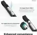 Banda Portalápices De Silicona Para Apple Pencil En Negro