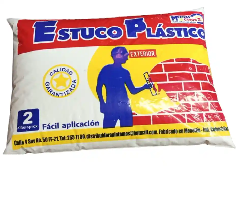 Estuco Plastico Interior X 2kg