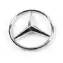 Emblema Mercedes Benz Baul Motor Metalico Plateado 7cm