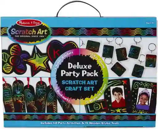 Set De Manualidades Scratch Art Fiesta Deluxe Niños