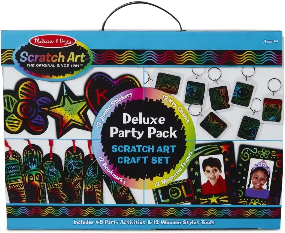 Set De Manualidades Scratch Art Fiesta Deluxe Niños