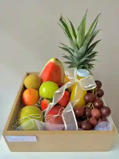 Canasta De Madera De Frutas! Tipo Ancheta