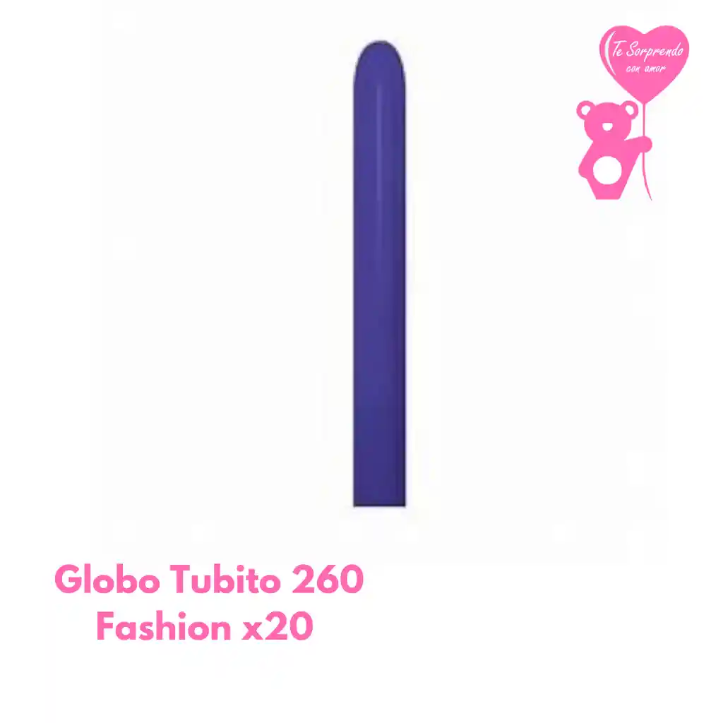 Globo O Bomba Fashion Lila Tubito 260 X20