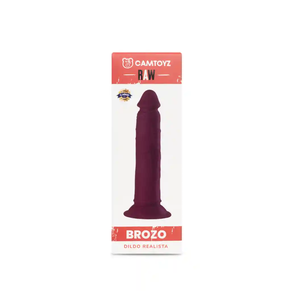 Raw Dildo Realista Brozo Rosado 19 Cm Camtoyz