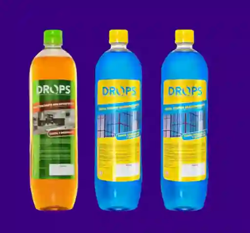 Kit 1 Desengrasante - 2 Limpiavidrios