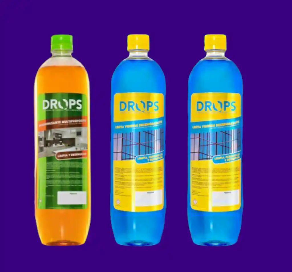 Kit 1 Desengrasante - 2 Limpiavidrios