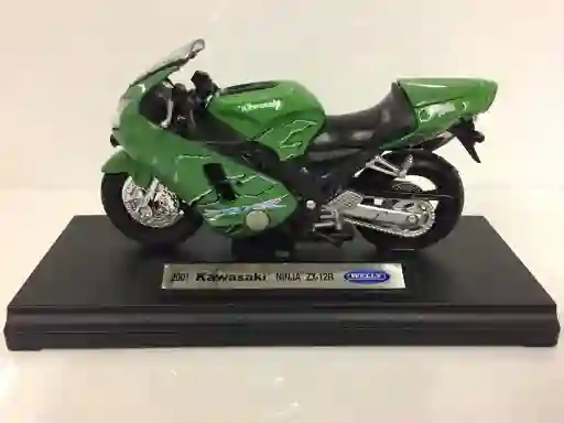 Moto Coleccionable Kawasaki Ninja Zx-12r Verde