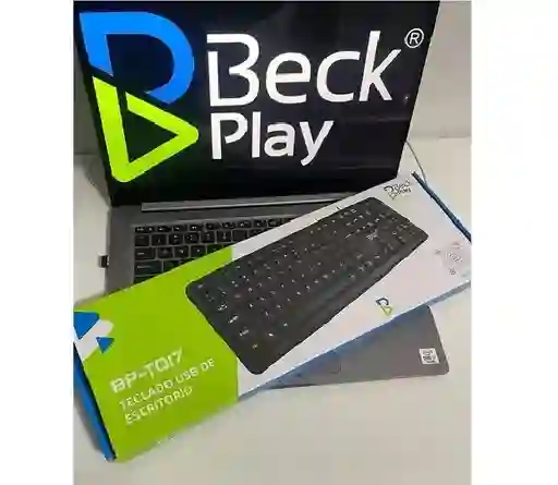 "teclado Para Pc Usb Negro Oficina Bp-t107"