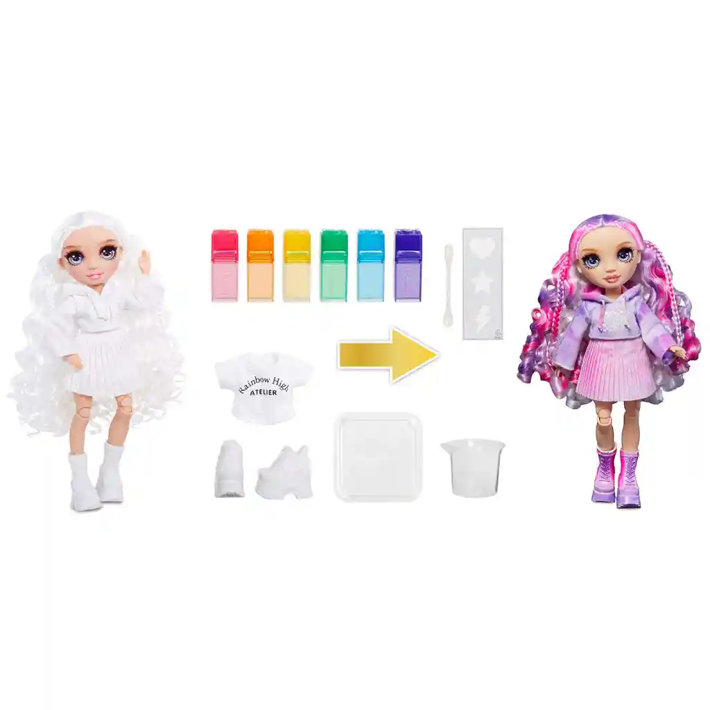 Muñeca Rainbow High Crea Y Diseña Original 2024