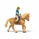 Juguete Figura De Caballo Y Jinete Detalladas Aventuras Niños