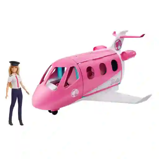 Barbie Dreamplane Avión Jet 15 Pcs Mattel