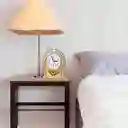 Reloj De Mesa Tono Madera Alarma + Bateria Decoracion