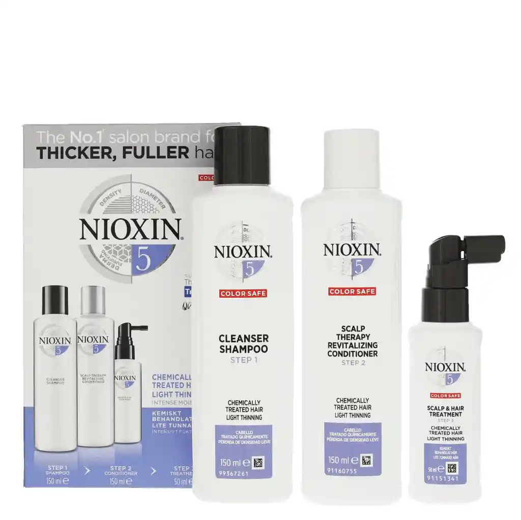 Kit Nioxin 5 Sistema Anticaída 150ml