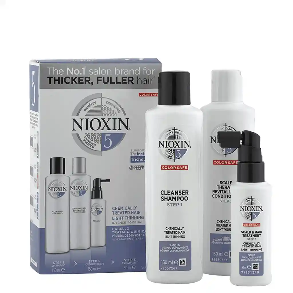 Kit Nioxin 5 Sistema Anticaída 150ml