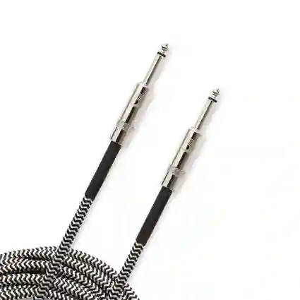 Cable 6 Mt. Instrumento Daddario, Braided, Black Grey Pw-bg-20bg