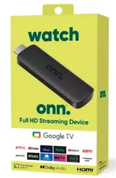 Tv Box Onn Tv Full Hd Streaming Google Tv Control Remoto De Voz