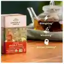 Organic India Tulsi Masala Chai, Alivia El Estrés Y Revitaliza, Apoyo Inmunológico - 18 Bolsitas (37.8 G)