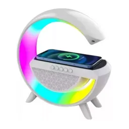 Speaker G Cargador Celular Bluetooth Luz Led Colores Radio