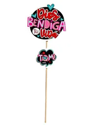 Pin Hablador Cumpleaños / Amor Y Amistad San Valentín . Mensaje: Dios Bendiga Tu Vida Tqm