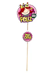 Pin Hablador Cumpleaños / Amor Y Amistad San Valentín. Mensaje: Feliz Dia Princesa