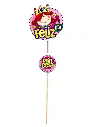 Pin Hablador Cumpleaños / Amor Y Amistad San Valentín. Mensaje: Feliz Dia Princesa