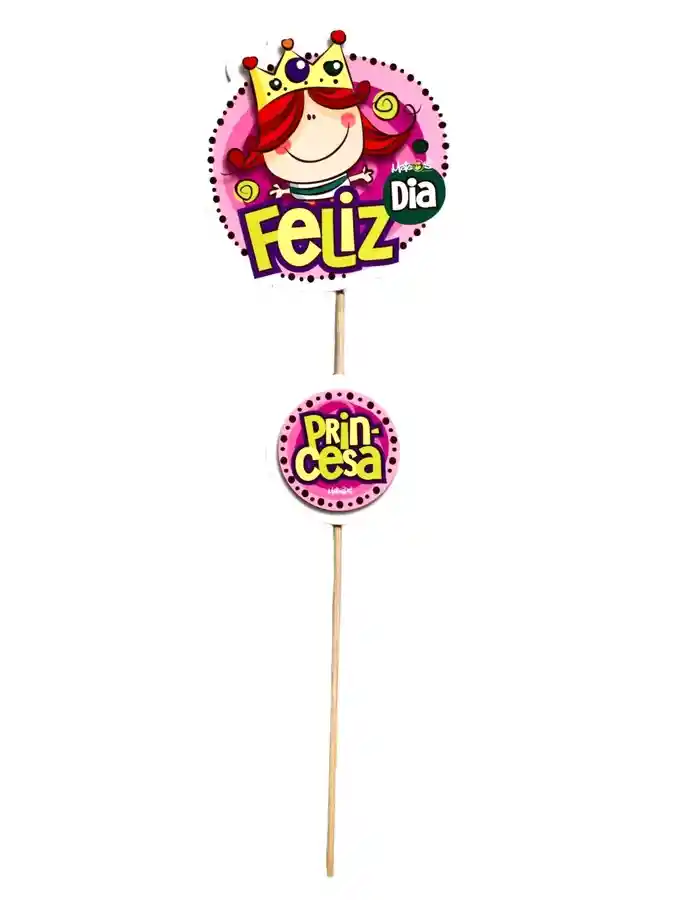 Pin Hablador Cumpleaños / Amor Y Amistad San Valentín. Mensaje: Feliz Dia Princesa