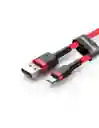 Cable Para Iphone - Ipad Reforzado Carga Rápida Uso Rudo 1m