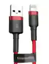 Cable Para Iphone - Ipad Reforzado Carga Rápida Uso Rudo 1m