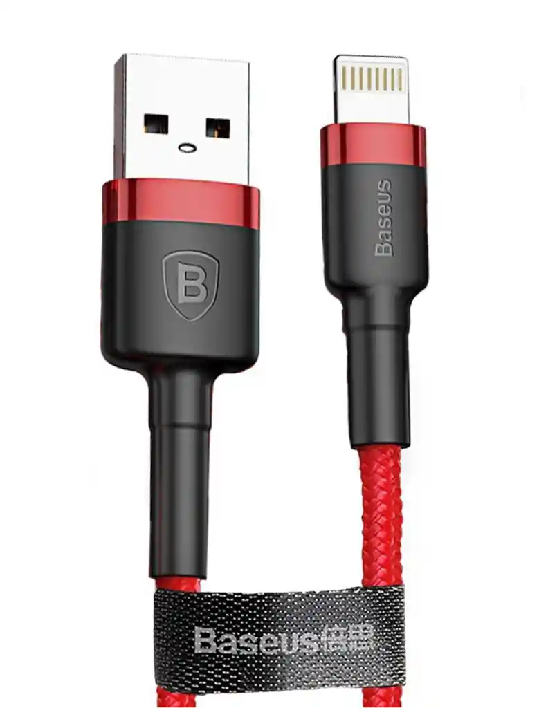 Cable Para Iphone - Ipad Reforzado Carga Rápida Uso Rudo 1m