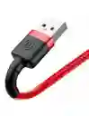 Cable Para Iphone - Ipad Reforzado Carga Rápida Uso Rudo 1m