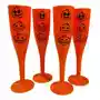 Decoracion Halloween Copas Calabaza *4 Und Champaña