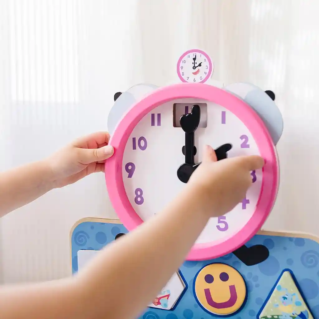 Juego Educativo Reloj Magnético De Pistas De Blue Niños