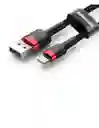 Cable Para Iphone - Ipad Reforzado Carga Rápida Uso Rudo 1m