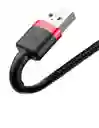 Cable Para Iphone - Ipad Reforzado Carga Rápida Uso Rudo 1m