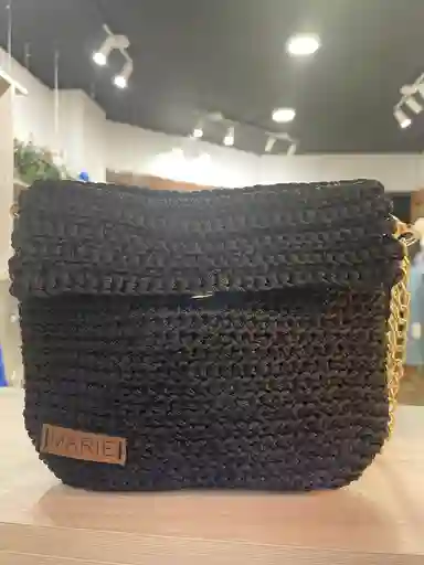 Bolso Tejido Negro