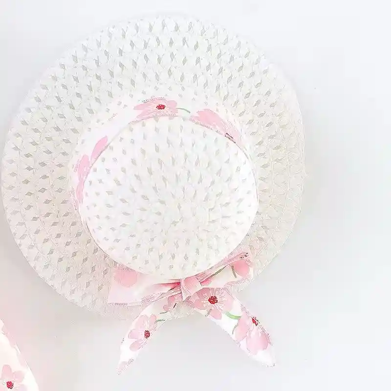 Vestido Para Bebe Niña 2 Piezas Sombrero 9-12 M Entrega Inmediata