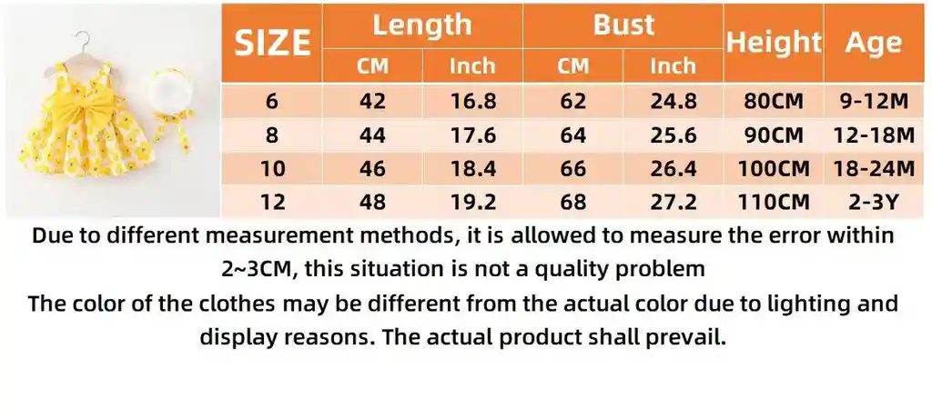 Vestido Para Bebe Niña 2 Piezas Sombrero 9-12 M Entrega Inmediata