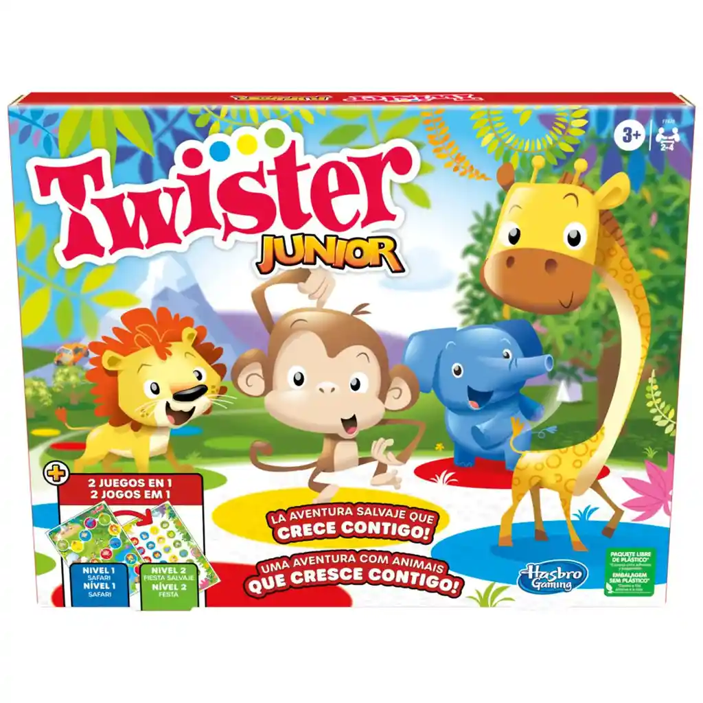 Juego De Mesa Motricidad Twister Junior Para Niños Niñas