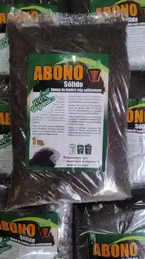 Fertilizante Humus De Lombriz Solido X 1 Kilo
