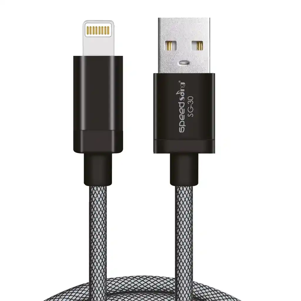 Cable Carga Rápida Para Iphone (lightning) Mallado Sg-316
